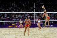 The 2012 London Olympic Games, Beach Volleyball, London, Britain - 08 Aug 2012