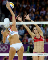 The 2012 London Olympic Games, Beach Volleyball, London, Britain - 08 Aug 2012