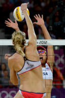 The 2012 London Olympic Games, Beach Volleyball, London, Britain - 08 Aug 2012
