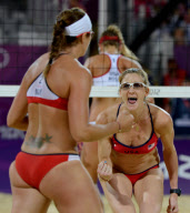The 2012 London Olympic Games, Beach Volleyball, London, Britain - 08 Aug 2012