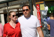 David Walliams and Lara Stone in Saint Tropez