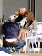 'What about love' on set filming, Snagov Lake, near Bucharest, Romania - 08 Aug 2012