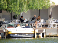 'What about love' on set filming, Snagov Lake, near Bucharest, Romania - 08 Aug 2012