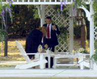 'What about love' on set filming, Snagov Lake, near Bucharest, Romania - 08 Aug 2012