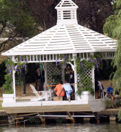 'What about love' on set filming, Snagov Lake, near Bucharest, Romania - 08 Aug 2012