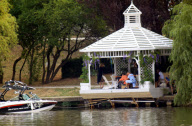 'What about love' on set filming, Snagov Lake, near Bucharest, Romania - 08 Aug 2012