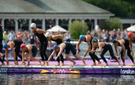 The 2012 London Olympic Games, Women's Open Water 10k Swimming, Serpentine, Hyde Park, London, Britain - 09 Aug 2012