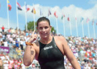 The 2012 London Olympic Games, Women's Open Water 10k Swimming, Serpentine, Hyde Park, London, Britain - 09 Aug 2012