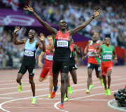 Athletics at Olympic Stadium at the London Olympics