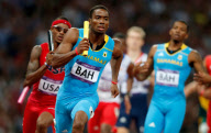 The 2012 London Olympic Games, Athletics, Men's 4x400m Relay, Britain - 10 Aug 2012