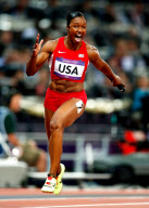 The 2012 London Olympic Games, Athletics, Women's 4x100m Relay, Britain - 10 Aug 2012