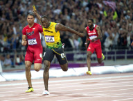The 2012 London Olympic Games, Athletics, Men's 4x100m Relay, Britain - 11 Aug 2012
