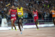 The 2012 London Olympic Games, Athletics, Men's 4x100m Relay, Britain - 11 Aug 2012
