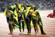 The 2012 London Olympic Games, Athletics, Men's 4x100m Relay, Britain - 11 Aug 2012