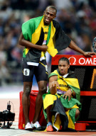 The 2012 London Olympic Games, Athletics, Men's 4x100m Relay, Britain - 11 Aug 2012