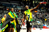The 2012 London Olympic Games, Athletics, Men's 4x100m Relay, Britain - 11 Aug 2012