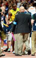 The 2012 London Olympic Games, Athletics, Men's 4x100m Relay, Britain - 11 Aug 2012