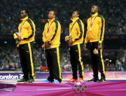 The 2012 London Olympic Games, Athletics, Men's 4x100m Relay, Britain - 11 Aug 2012