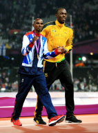 The 2012 London Olympic Games, Athletics, Men's 4x100m Relay, Britain - 11 Aug 2012