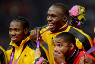 The 2012 London Olympic Games, Athletics, Men's 4x100m Relay, Britain - 11 Aug 2012