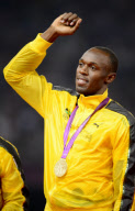 The 2012 London Olympic Games, Athletics, Men's 4x100m Relay, Britain - 11 Aug 2012