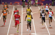 The 2012 London Olympic Games, Athletics, Men's 4x100m Relay, Britain - 11 Aug 2012
