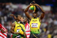 The 2012 London Olympic Games, Athletics, Men's 4x100m Relay, Britain - 11 Aug 2012