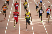 The 2012 London Olympic Games, Athletics, Men's 4x100m Relay, Britain - 11 Aug 2012