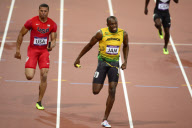 The 2012 London Olympic Games, Athletics, Men's 4x100m Relay, Britain - 11 Aug 2012