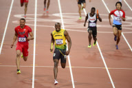 The 2012 London Olympic Games, Athletics, Men's 4x100m Relay, Britain - 11 Aug 2012