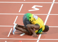The 2012 London Olympic Games, Athletics, Men's 4x100m Relay, Britain - 11 Aug 2012
