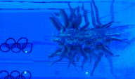 London Olympics synchronized swimming