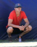 Ashton Kutcher At The Dallas Cowboys Training Camp