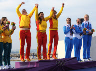 The 2012 London Olympic Games, Sailing, Weymouth and Portland, Britain - 11 Aug 2012