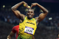 The 2012 London Olympic Games, Athletics, Men's 4x100m Relay, Britain - 11 Aug 2012