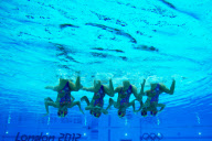 The 2012 London Olympic Games, Synchronised Swimming, London, Britain - 10 Aug 2012