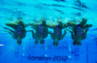 The 2012 London Olympic Games, Synchronised Swimming, London, Britain - 10 Aug 2012