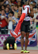 The 2012 London Olympic Games, Athletics, Men's 4x100m Relay, Britain - 11 Aug 2012