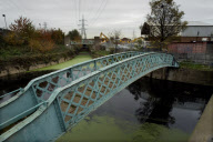 The Olympic Park site in Hackney marshes Stratford before the construction began in February 2006.