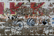 The Olympic Park site in Hackney marshes Stratford before the construction began in February 2006.

