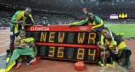The 2012 London Olympic Games, Athletics, Men's 4x100m Relay, Britain - 11 Aug 2012