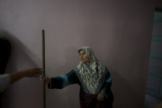 Syrian war refugees in Aleppo