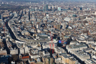 Aerial views of London, Britain - 2012