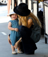 Exclusive... Rachel Zoe And Family Out For Lunch In Beverly Hills