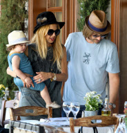 Exclusive... Rachel Zoe And Family Out For Lunch In Beverly Hills