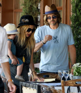 Exclusive... Rachel Zoe And Family Out For Lunch In Beverly Hills