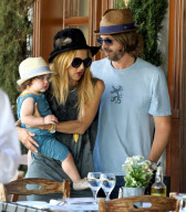 Exclusive... Rachel Zoe And Family Out For Lunch In Beverly Hills