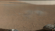 Rover Curiosity image of Mount Sharp on Mars