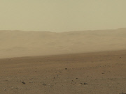 Rover Curiosity image shows wall of Gale Crater
