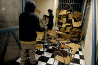 Schüler besetzen aus Protest gegen Bildungspolitik Schulen